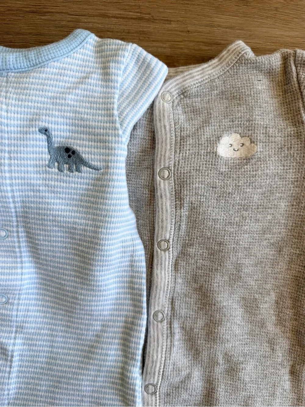 CARTERS | Baby Sleepers Bundle | Footed Pajamas | Neutral Boy |